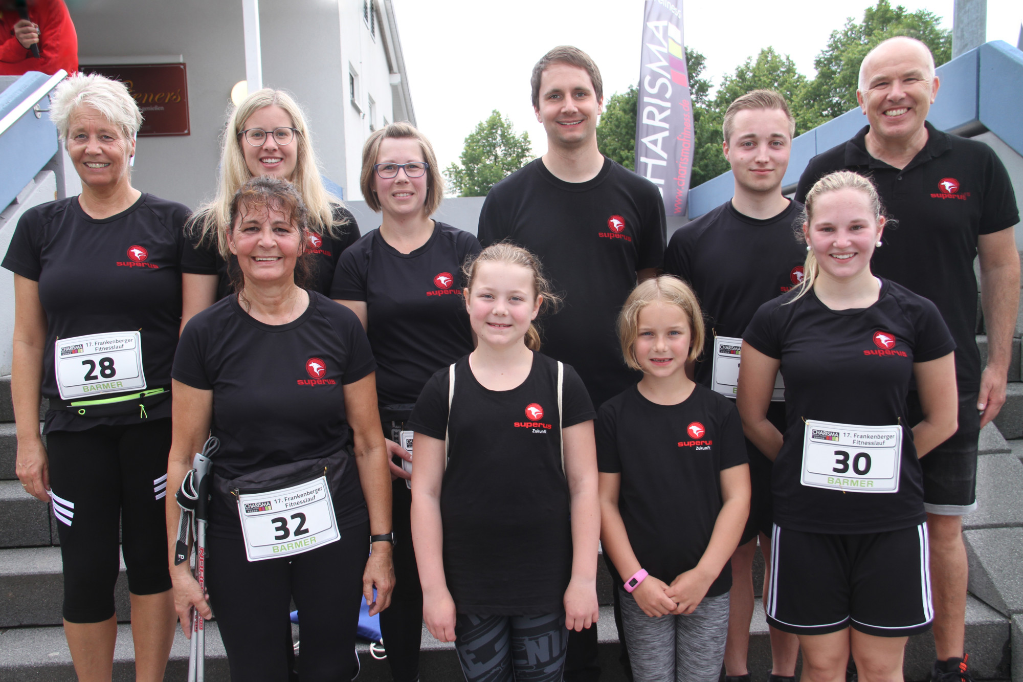 Team Superus beim Frankenberger Fitnesslauf