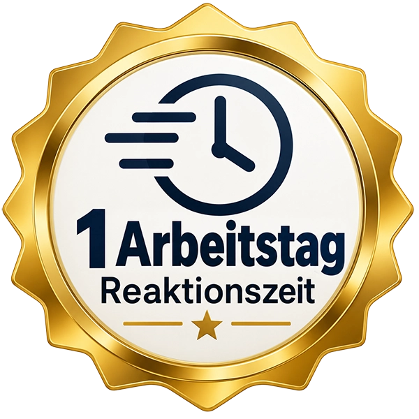 Siegel: Antwort innerhalb eines Arbeitstags